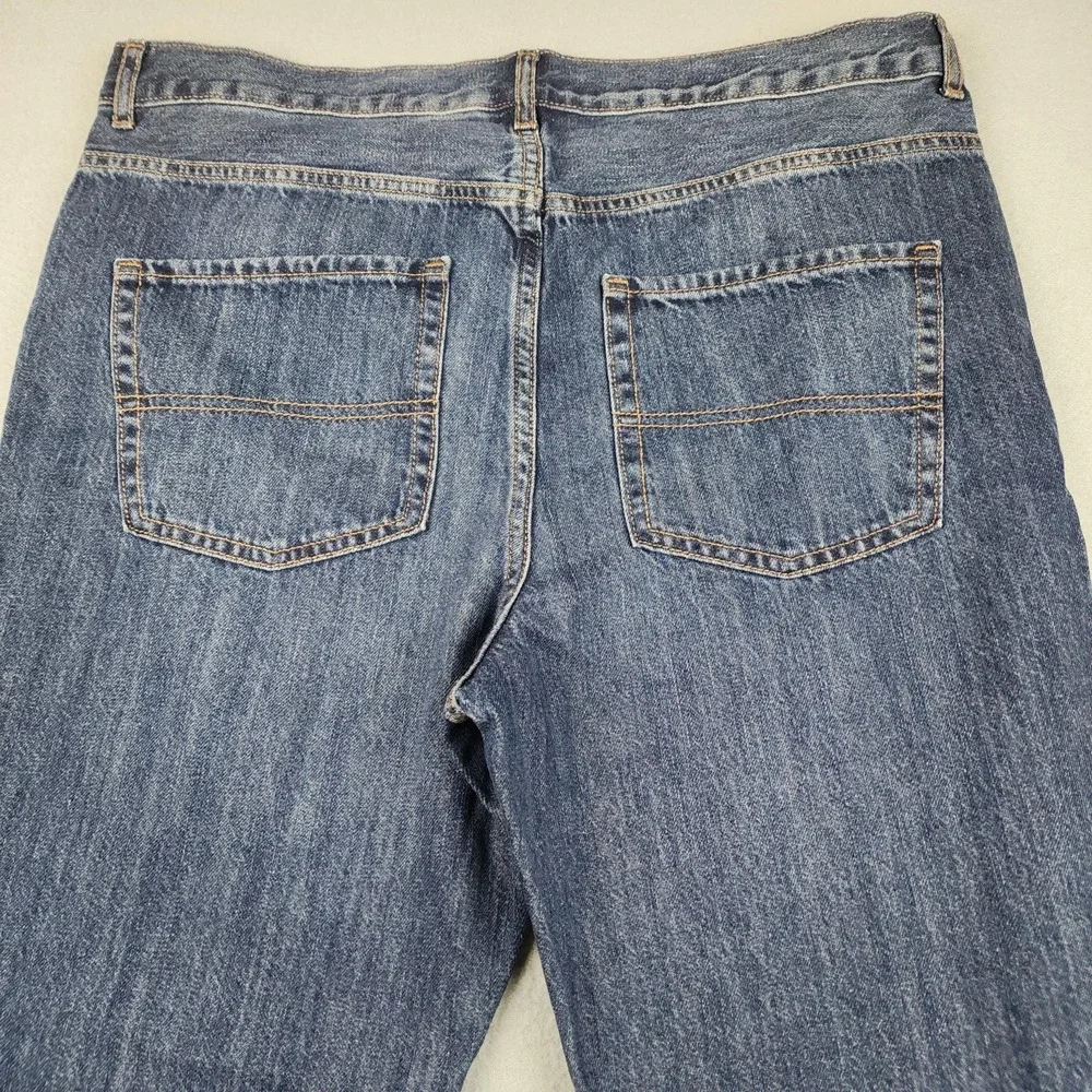 The Children's Place Jeans Boys 20 Husky Blue Bootcut Relaxed Denim NWT Casual